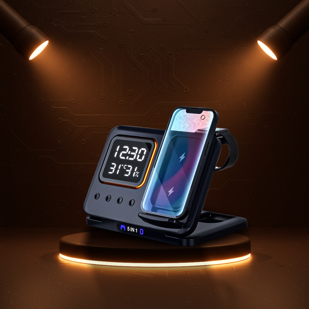 Clock Night Wireless Charging