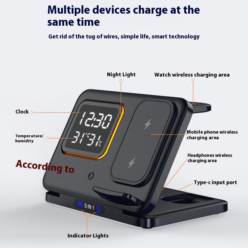 Clock Night Wireless Charging